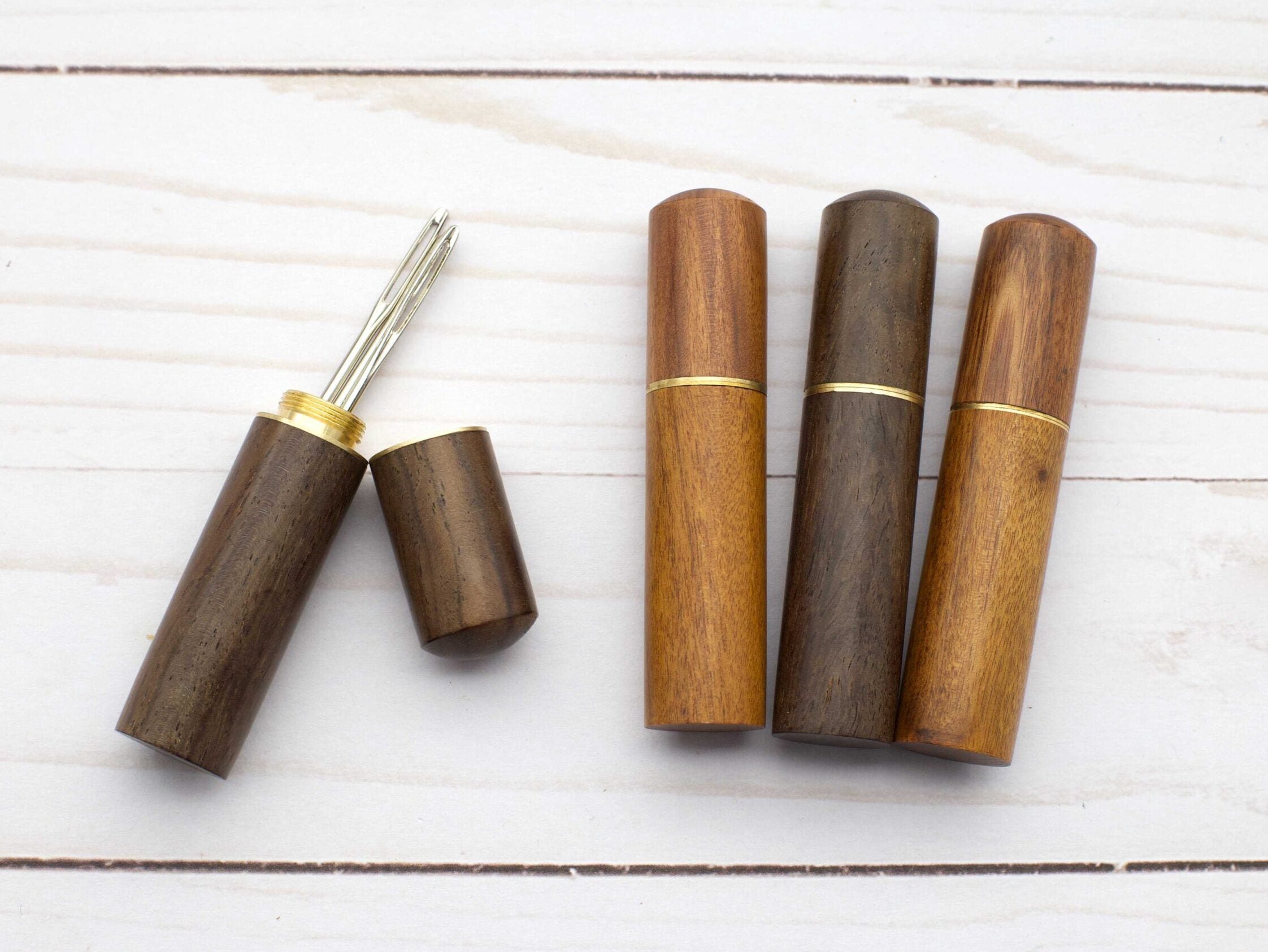 tobacco needles wooden darning needles & case – finchmod