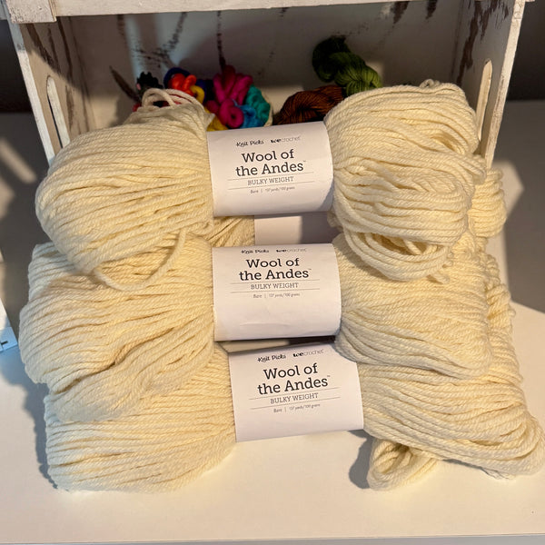 Wool of the Andes Bulky Bare Yarn! Bundle