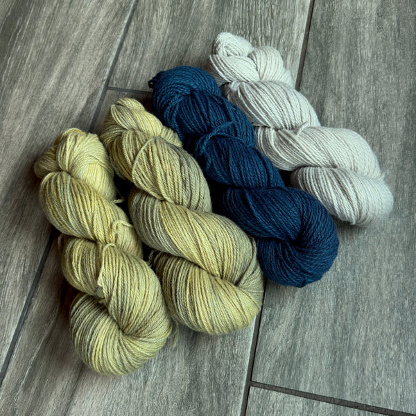 non-superwash woolly merino DK tester bundle