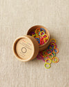 colorful ring stitch markers