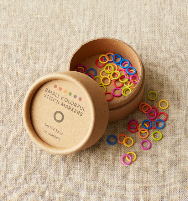 colorful stitch markers