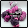 scout's fav colorway for clapotis